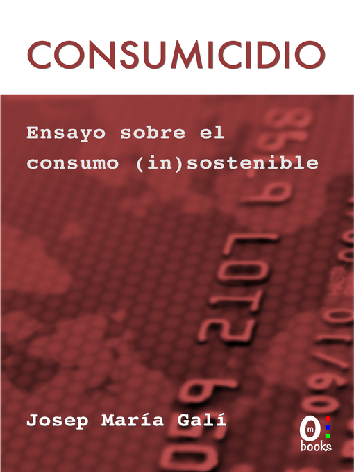 Title details for Consumicidio by Josep María Galí - Available